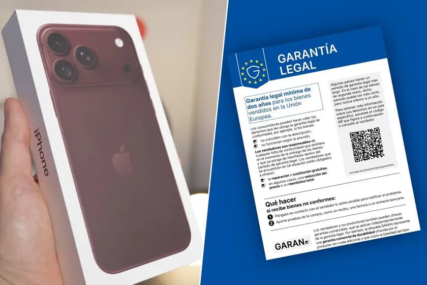 Nuevo etiquetado de garantía para iPhone y otros productos en la UE